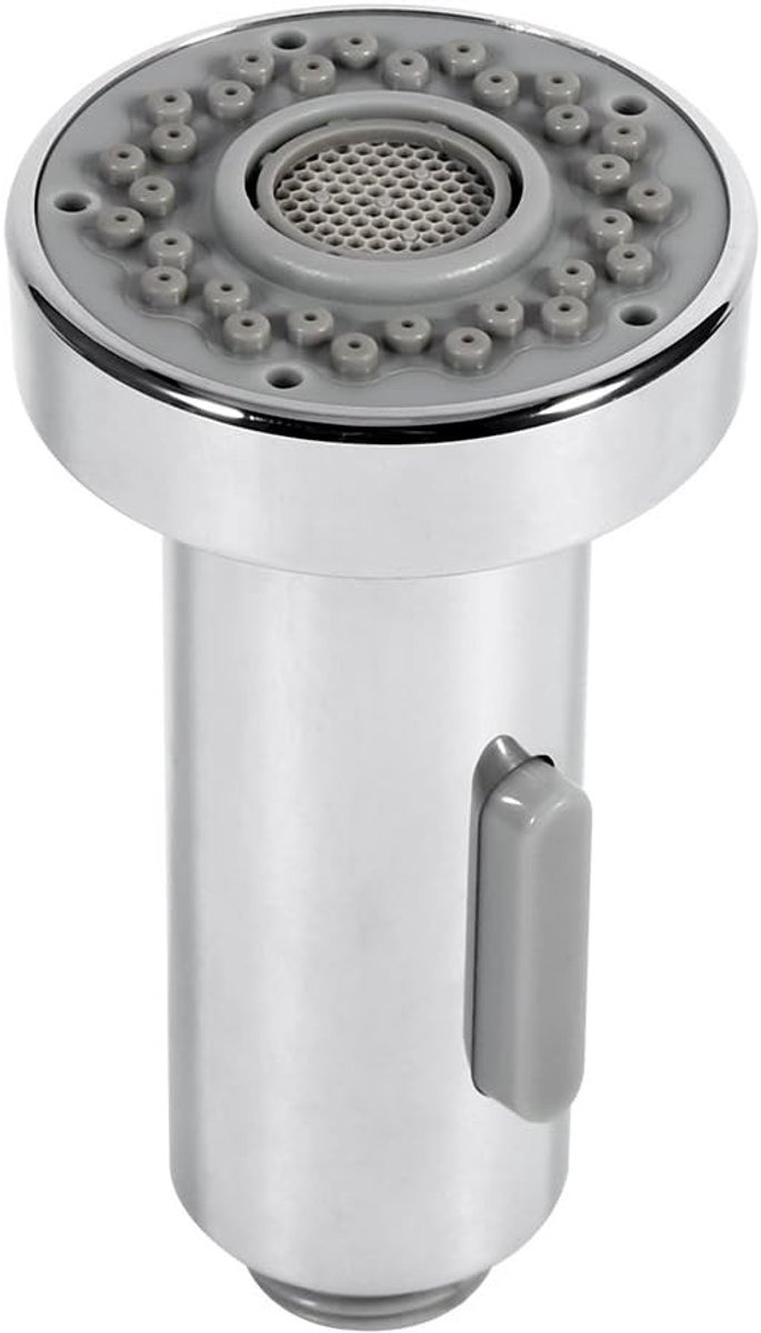 Keukenkraan Sproeikop - Uittrekbare Spuitkop - Aanrecht Schoonmaken - Dubbele Waterstraal - Universeel 1/2 Inch - Verchroomd