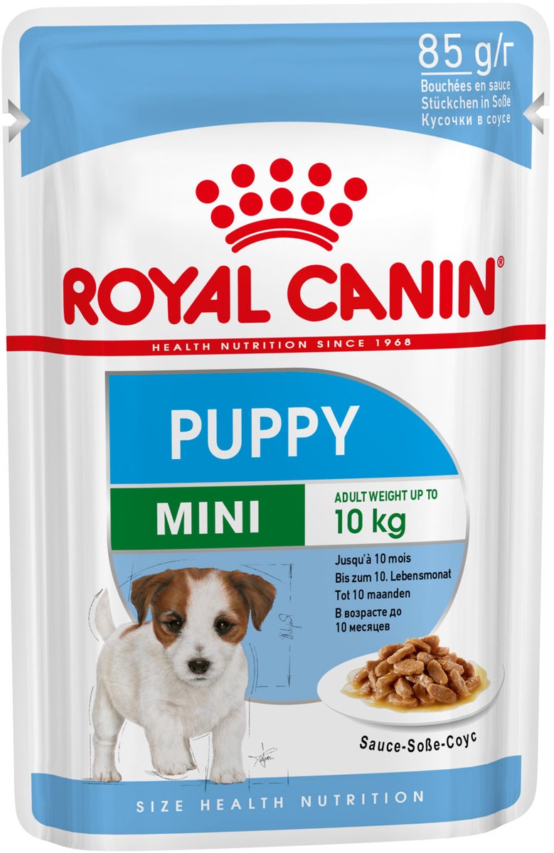 Royal Canin Mini - Puppy - 12 x 85 g - Natvoer Hond - Pouch thumbnail 5