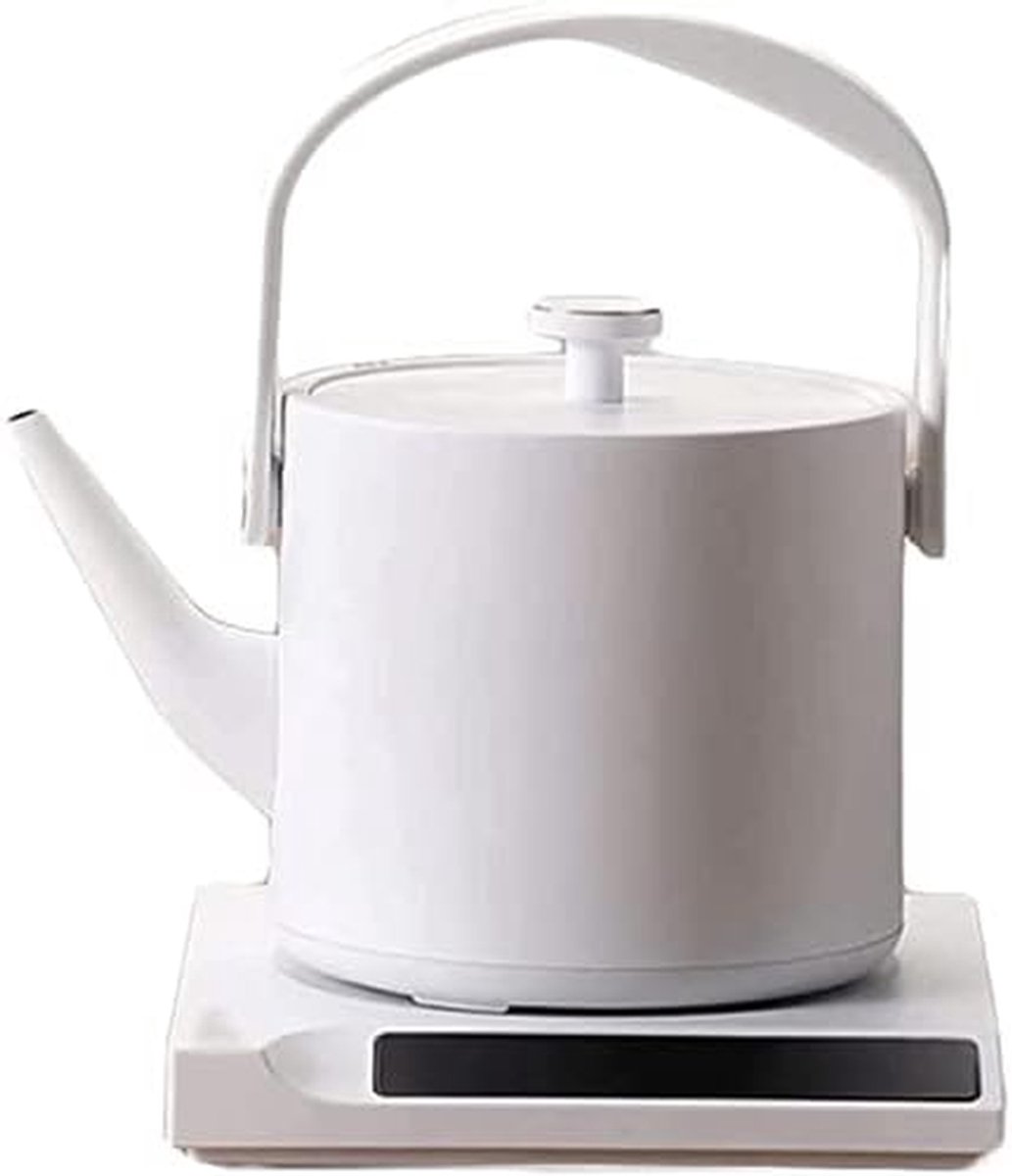 Elektrische Waterkoker Thee Boiler Snel Water Koken Touch LED Display 0.6L Wit