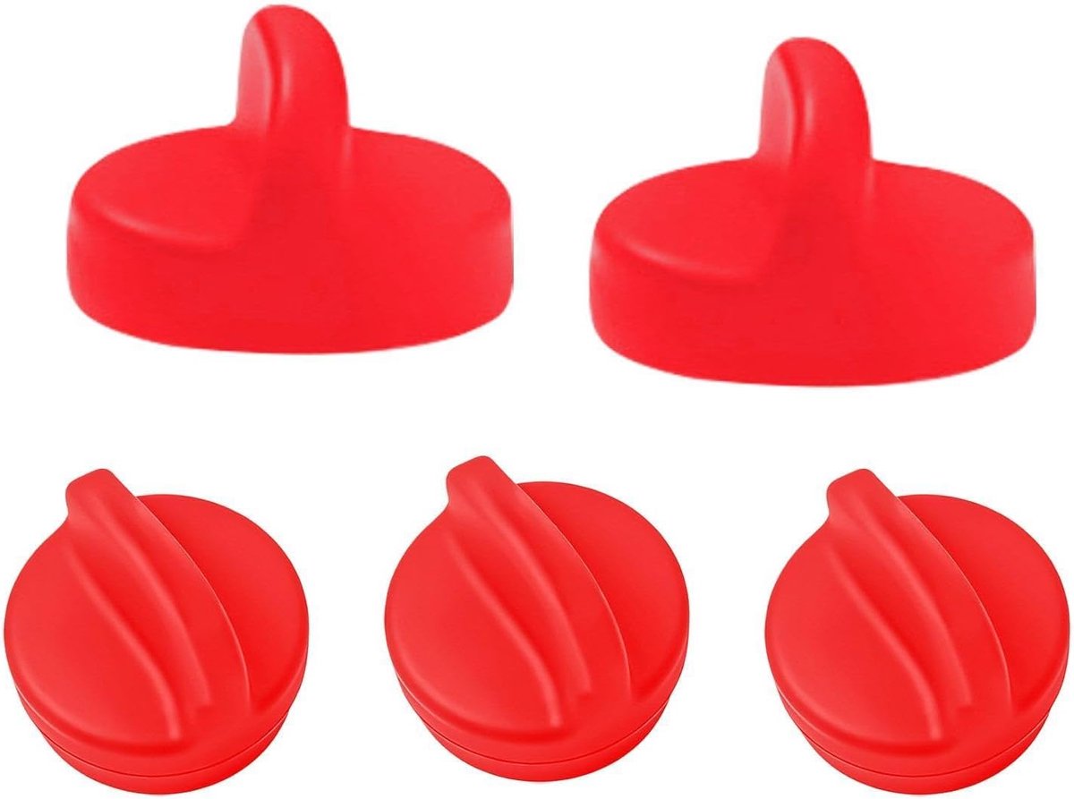 Airfryer Magneten Bakpapier Houder Veilig Koken Magnetische Bevestiging 5 Stuks Rood