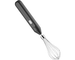Elektrische garde - Handmixer opschuimer - Melk opschuimen - Drie snelheden - 18 cm hoogte - Zwart