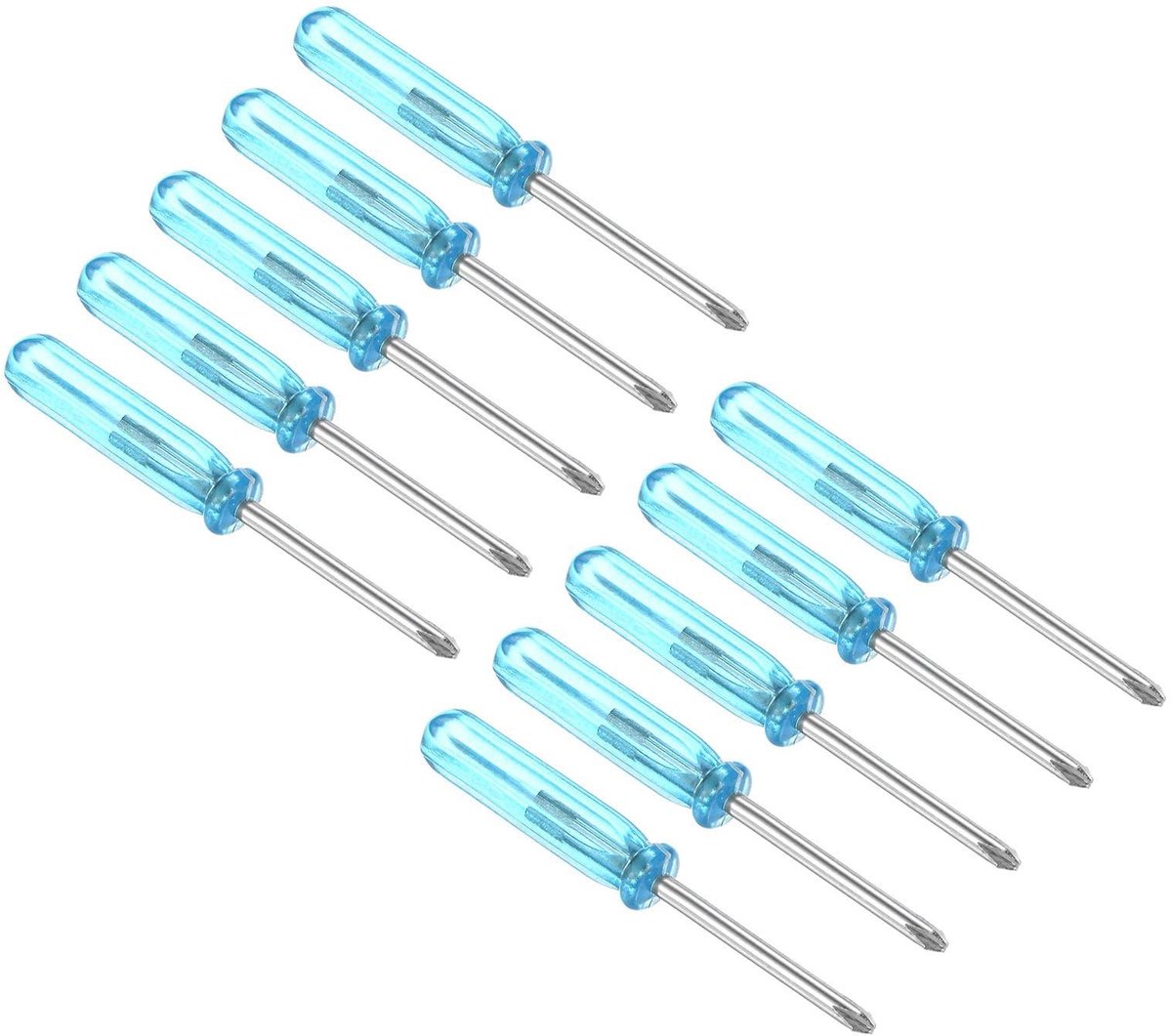 Dailygoods - Mini Kruiskopschroevendraaierset 3,0 mm met Antislip Handvat