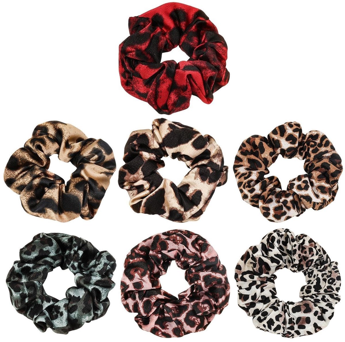 Dailygoods- Haarring Luipaardpatroon - Elastische Haarband