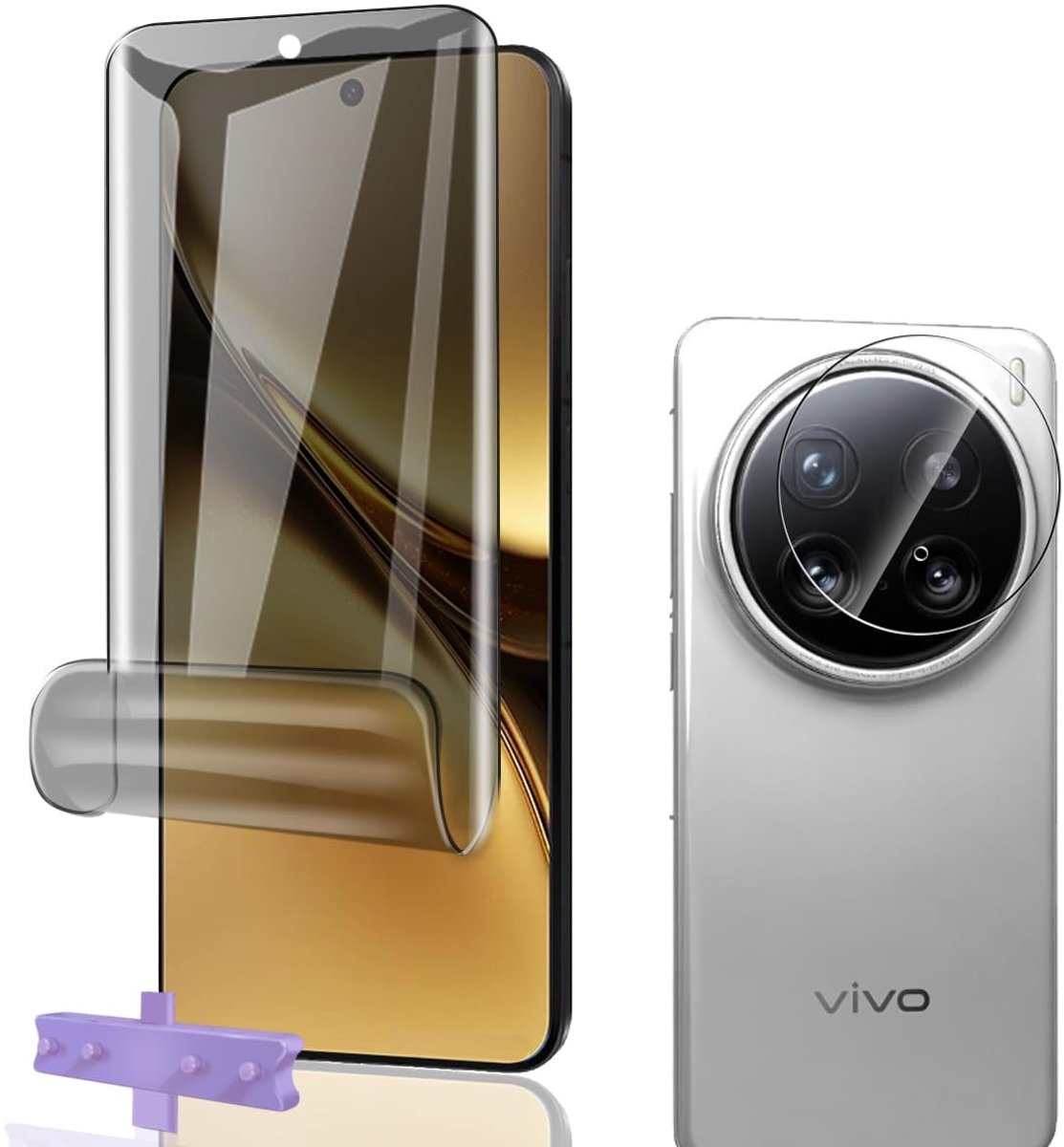 Dailygoods - TPU Privacy Displaybeschermfolie voor VIVO X200