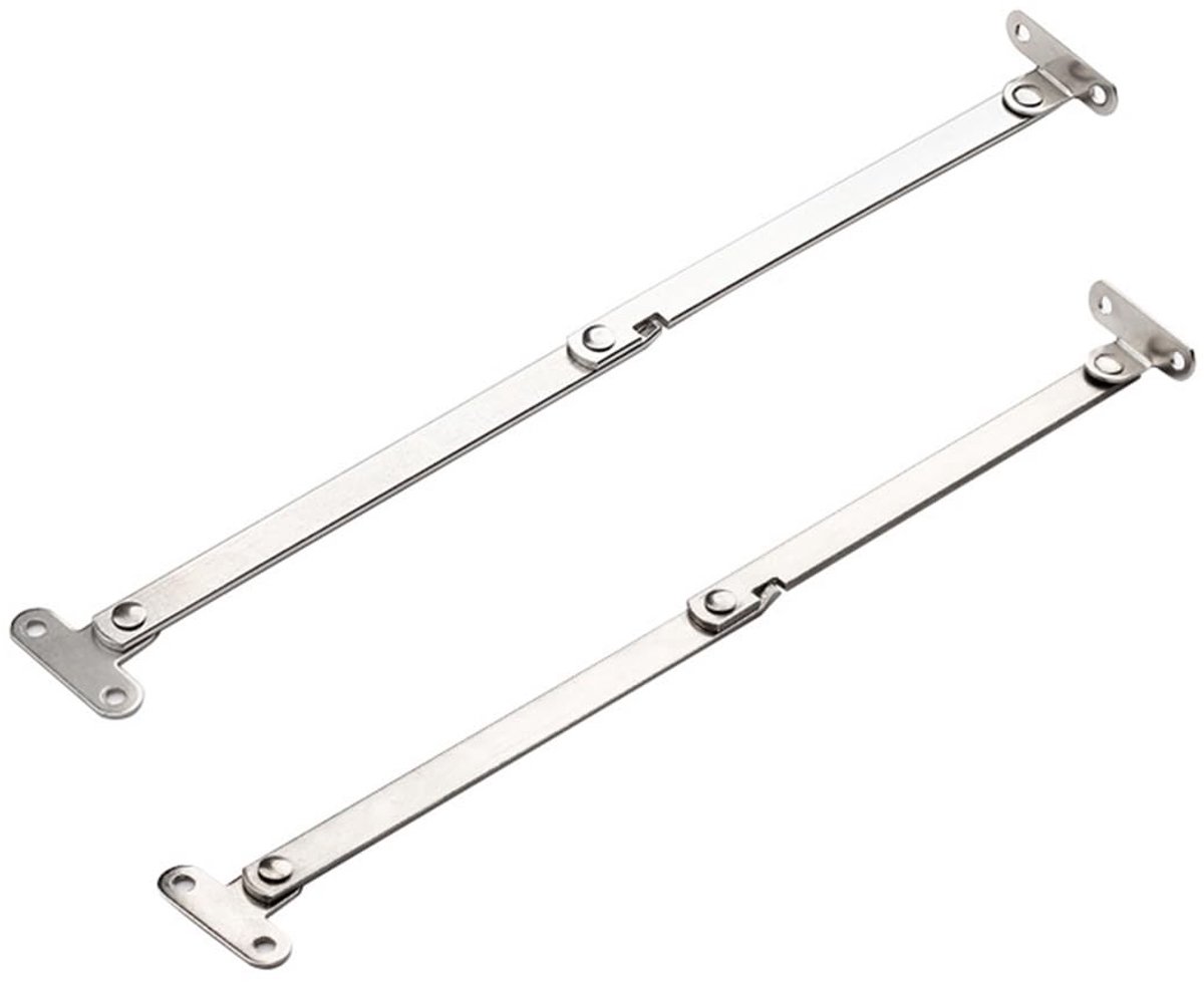 Dailygoods- Vouwscharnier Koudgewalst Staal - Geluidloos - Scharnier Reparatie Plaat - Scharnier Boormal - Sterk Draagvermogen - Geschikt voor Meubeldeuren