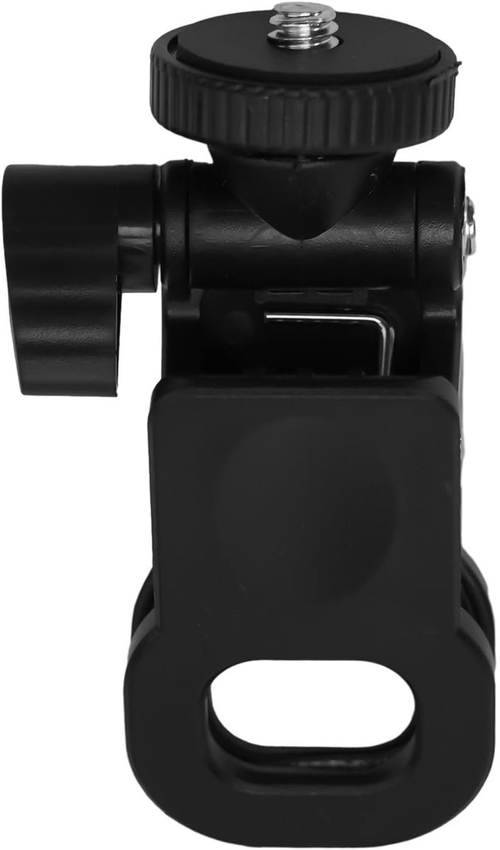 Mini Flits Clip - Camera Houder - Foto Accessoires Bevestigen - Verstelbare Klem - 1/4 Inch Schroefdraad - Zwart