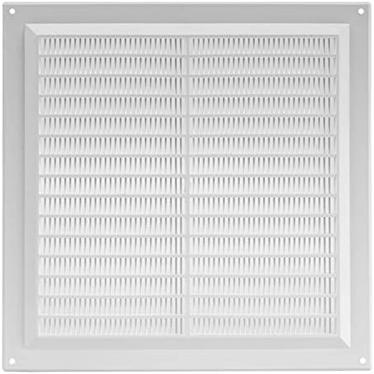 Ventilatierooster - Afzuigrooster - Luchtcirculatie - Insectenbescherming - 250 x 250 mm - Wit