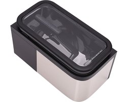 Afneembare Bonencontainer - Opslagbus - Koffiebonen bewaren - Eenvoudige installatie - 24D x 16.8B x 13H cm - Zwart