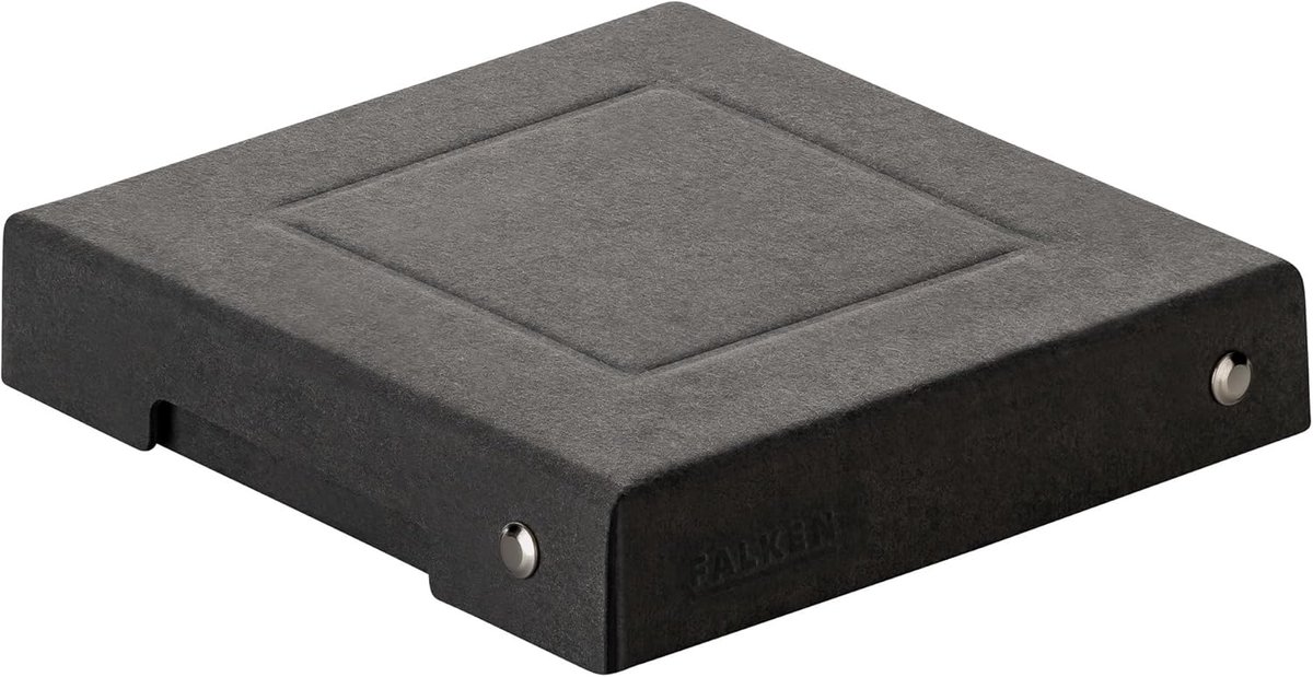 Opbergdoos met deksel - Bewaarbox Cadeaubox - Spullen organiseren - Gemaakt van gerecycled karton - 120x120x25 mm - Zwart