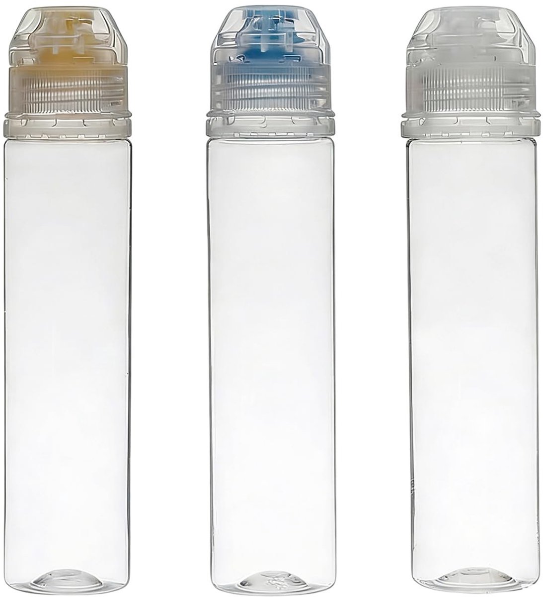 Dailygoods - Lege Plastic Squeeze Flessen - Herbruikbaar - Mini Keuken Dispenser - Willekeurige Kleur - Voedsel Opslag Fles - Geschikt voor Camping