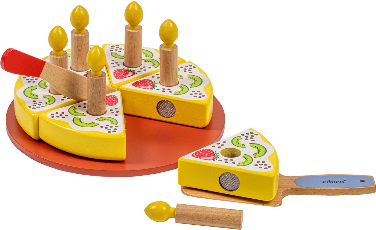 Verjaardagstaart - voedselset - Educo - 14-delig - SPIJS.
