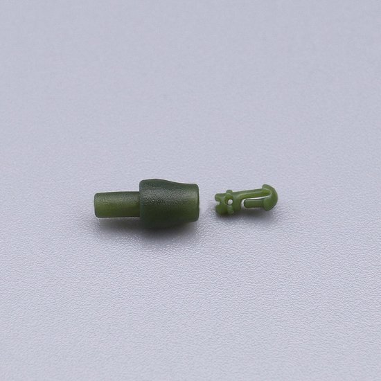 Golden crown - Quick Change Connector - Vervangingsaccessoires - Duurzaam kunststof - Groen - Vissen - 30 stuks - Geschikt voor zoetwater vissen van golden-crown — afbeelding 3