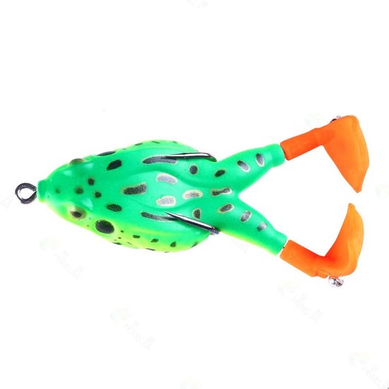 Dailygoods - 5 Stuks Kikker Kunstaas - Levensechte Crankbait voor Snoek en Baars — afbeelding 3