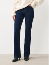 Next - Dames - Petite bootcut jeans met stretch en middelhoge taille - Petite - Blauw