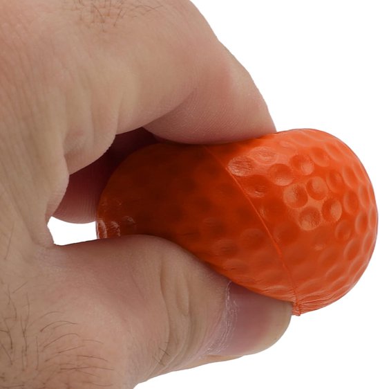 Foam Golf Ballen - Oefenballen Zacht - Indoor Training - Zachte PU Materiaal - 42.5 mm - Oranje — afbeelding 2