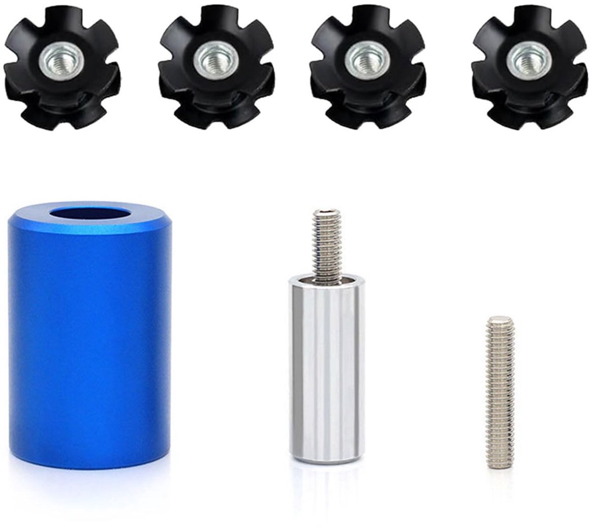 Dailygoods- Fietsvork Verstelgereedschapset - Fietsgereedschap Koffer - Fietsinstallatie Gereedschap - Aluminium/Roestvrij Staal - Geschikt voor 22,2/25,4/28,6 mm