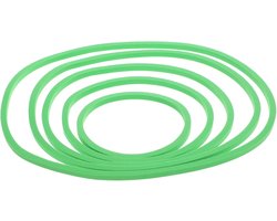 Plantenringen Aquarium - Drijvende Cirkels - Vis Voeren - Set Van Vijf - Tot 20cm - Groen