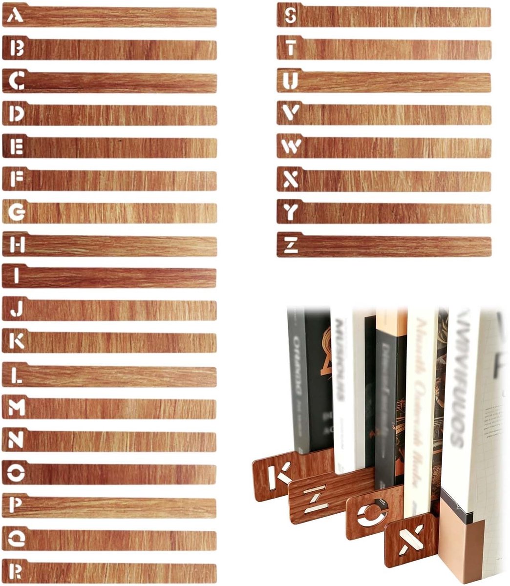 Dailygoods - 26 Stuks Alfabetische Scheidingswanden - Vinyl voor Albums en Documenten