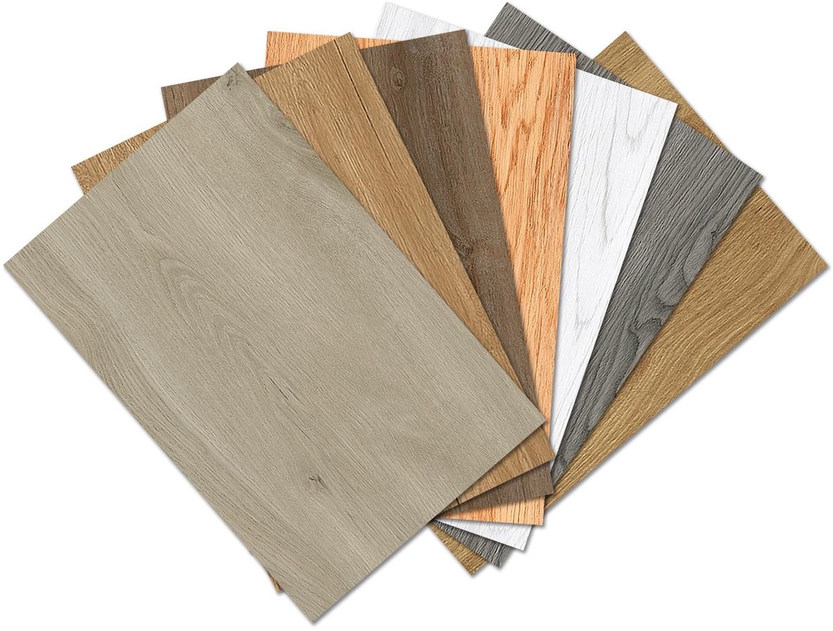 Dailygoods- Vinylvloer zelfklevend - PVC-vloerbedekking - Houtlook - Waterdicht - 36 planken - Dekking 5 m² - Eikenhoning 15,24 x 91,44 cm
