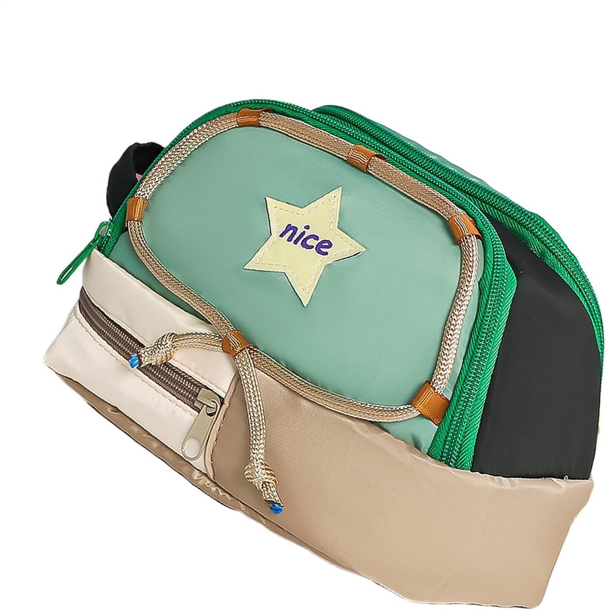 Pennenetui Sterpatroon - Etui Potlood - Briefpapier Opbergen - Ruime Capaciteit - 23x12x14cm - Groen