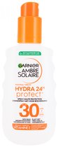 Garnier Ambre Solaire Hydra 24H Protect Zonnebrandspray SPF30 - Niet vet - Waterresistent - Vitamine E - beschermt en hydrateert – 150ml