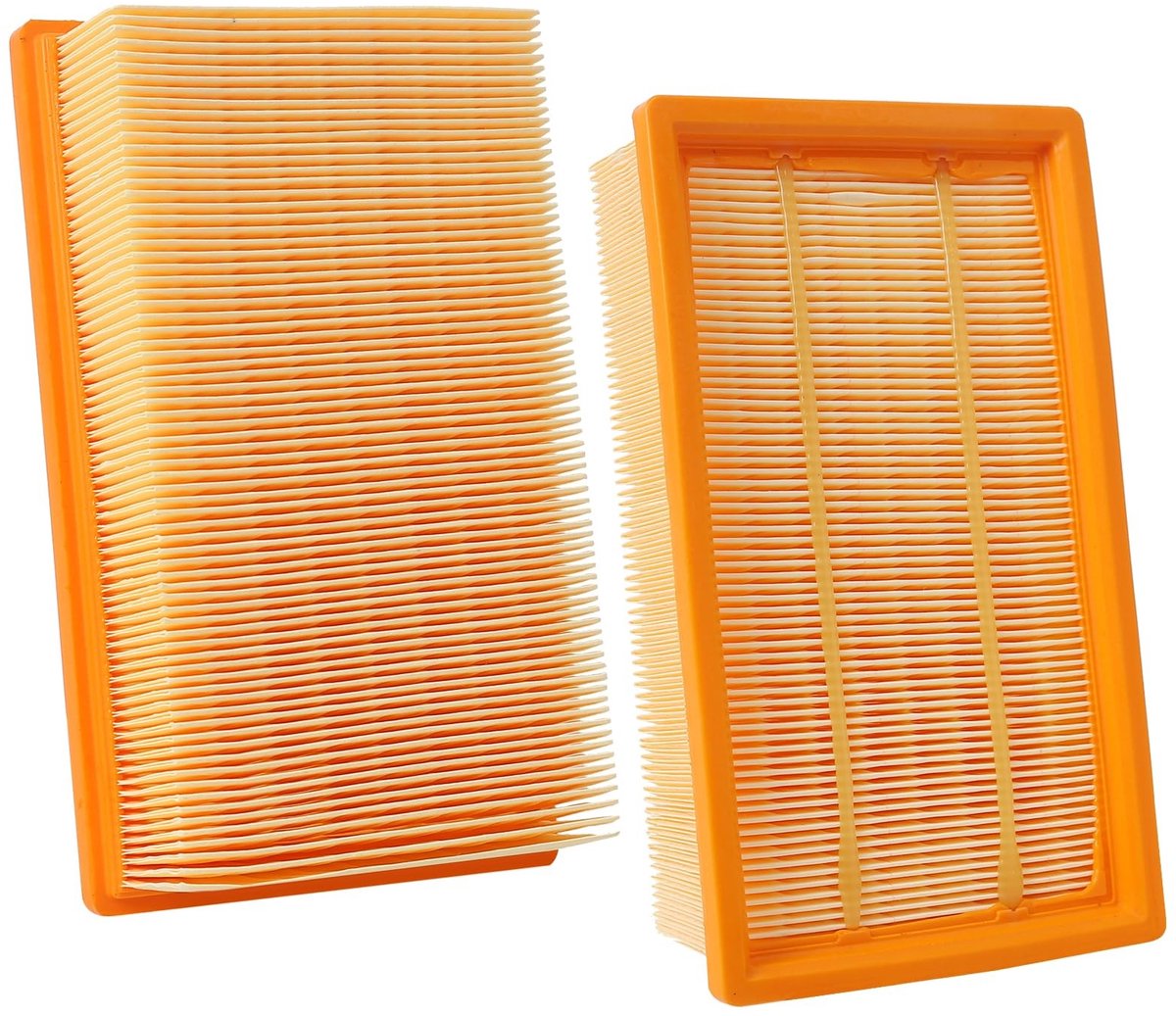 Dailygoods- Filter - 2 Platte Vouwfilters - Compatibel met Bosch GAS 35 L/M/SFC/AFC - Vervangt 6.904-367.0 - Zeer Efficiënt - Reiniging tot 40 μm - Stofzuigerfilter