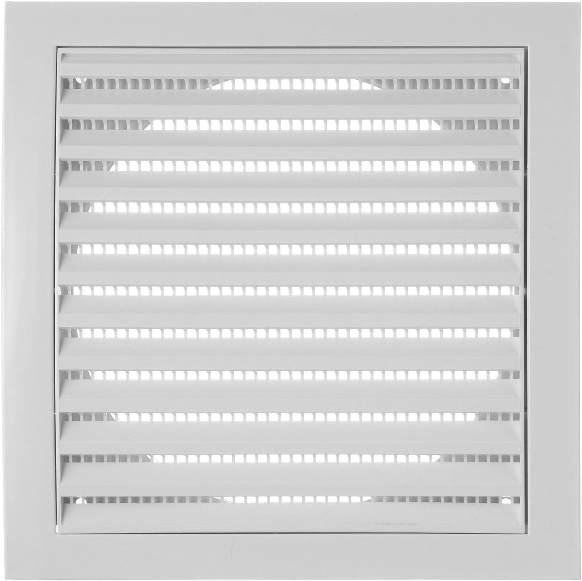 Ventilatierooster met Flens - Afsluitrooster Insecten - Ventilatie Binnenruimte - Insectenbescherming Ingebouwd - Ø 150 mm - Wit