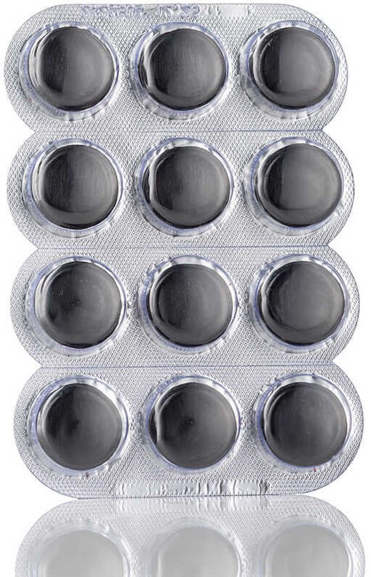 Blister met 12 Pro Pastil dropjes met aronia en propolis.