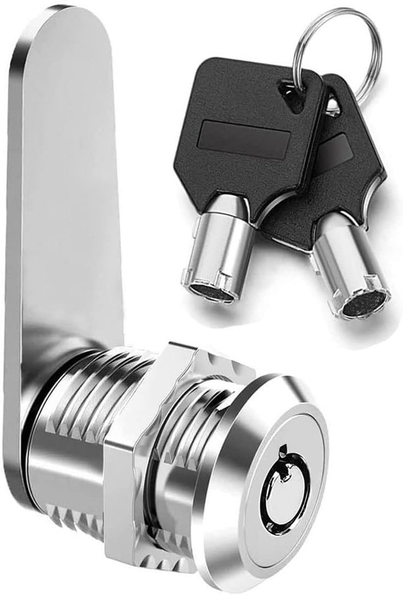SnelShoppen - Tubulaire Cam Lock Met Sleutels - Veiligheidsslot voor RV, Opslag, Postvak, Gereedschapskist, Deur, Lades, Kasten - Hoogwaardige Zinkleg