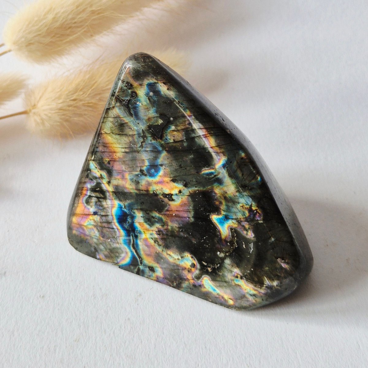 Paarse Regenboog Labradoriet Freeform | 140 gram