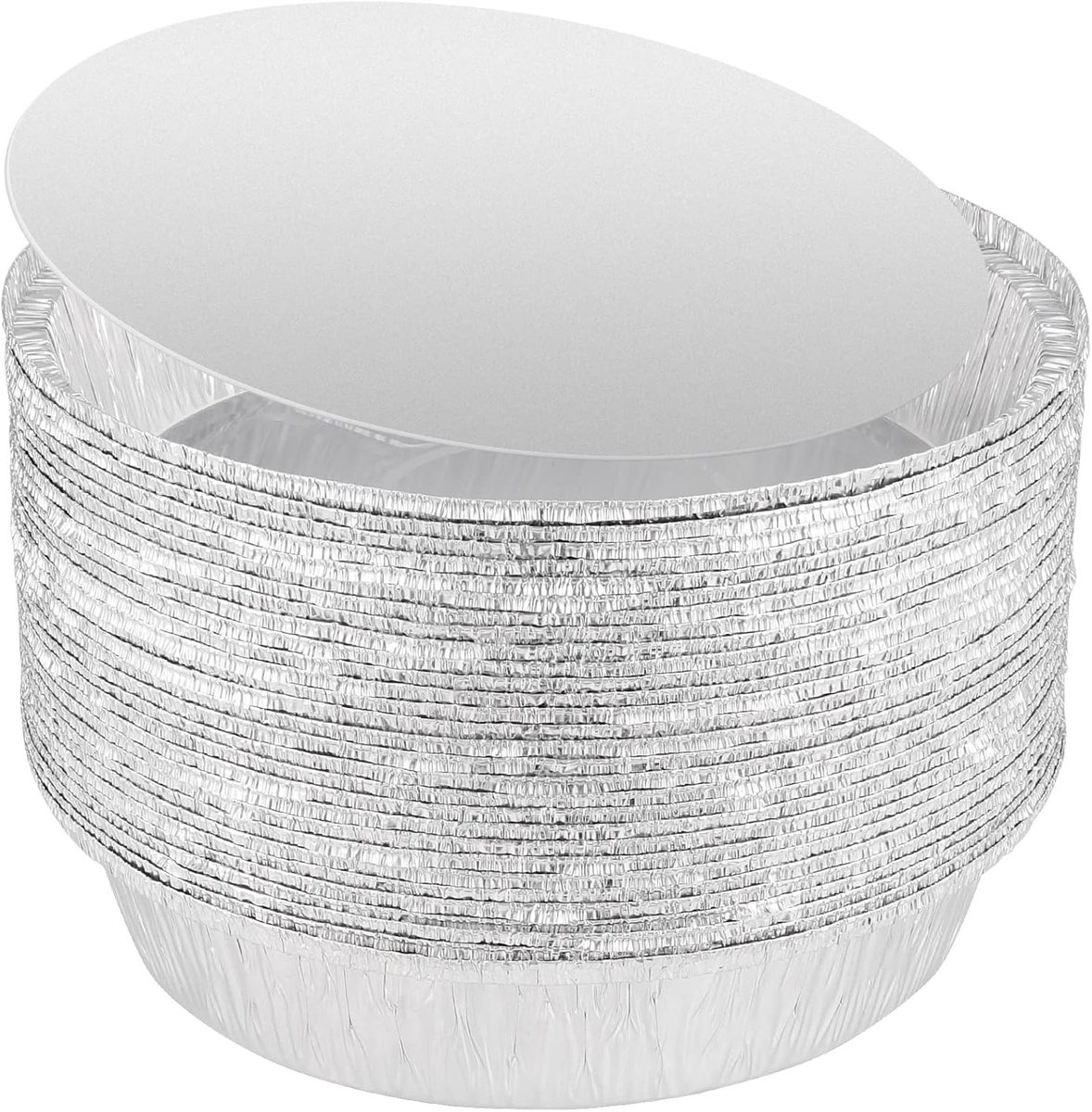 100 Stuks Aluminium Foil Trays voor Muffins en Mini Egg Tarts - Ideaal voor Bakken en Presentatie