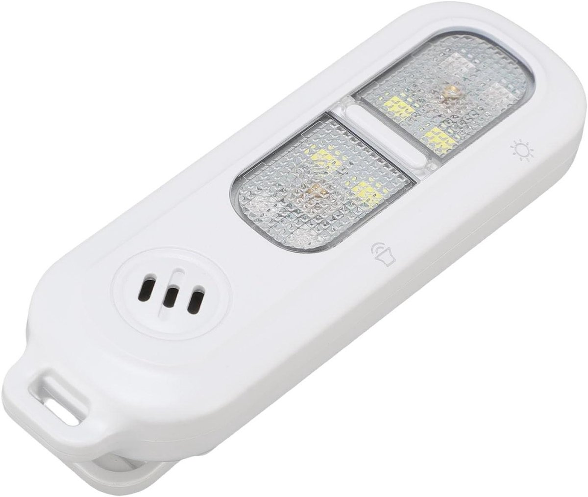 Zelfverdediging Alarm - Veiligheidssleutelhanger - Persoonlijke Veiligheid - 130dB Luid Alarm - 8.99 x 5.99 cm - Wit