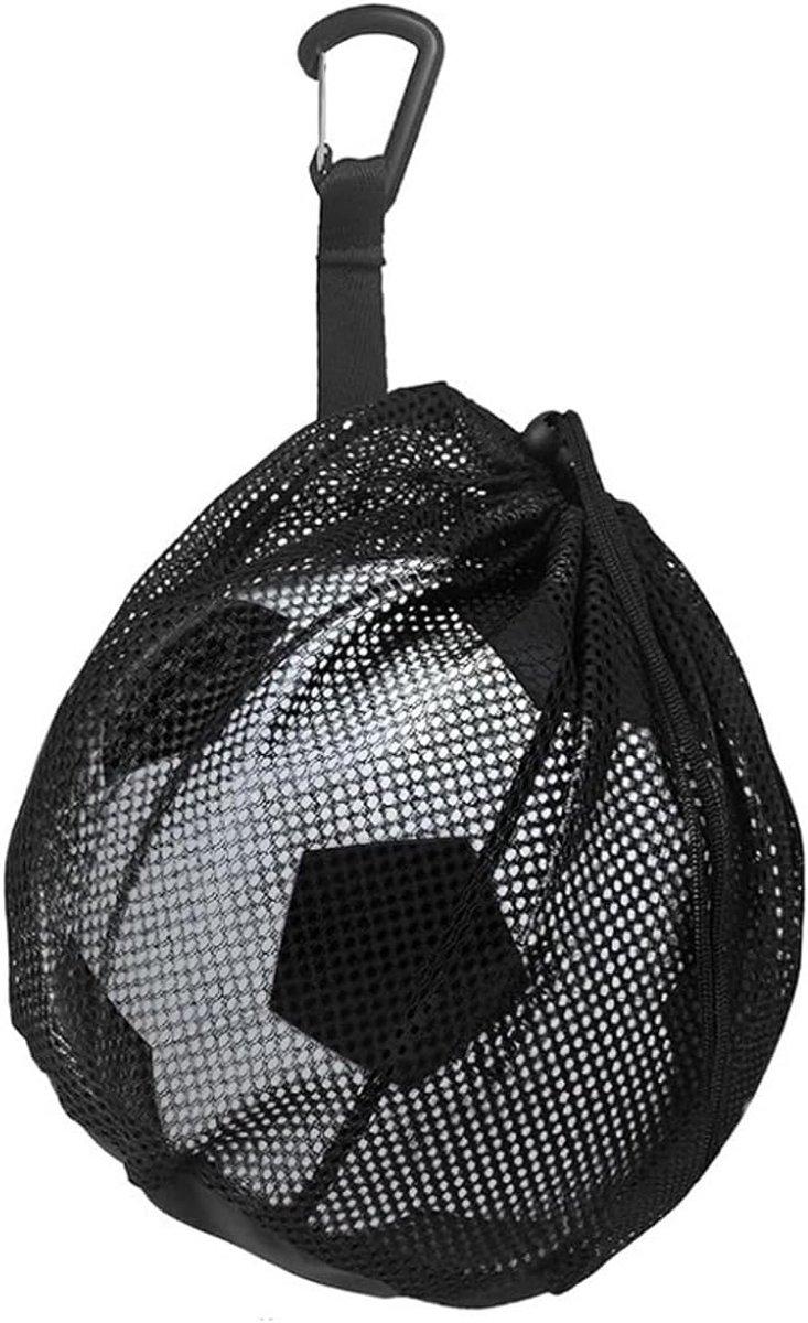 SnelShoppen - Sports Ball Bag met Net, Lichtgewicht Enkele Bal Tas voor Basketball, Voetbal, Volleybal of (Amerikaans) Football - Duurzame Rugzak voor