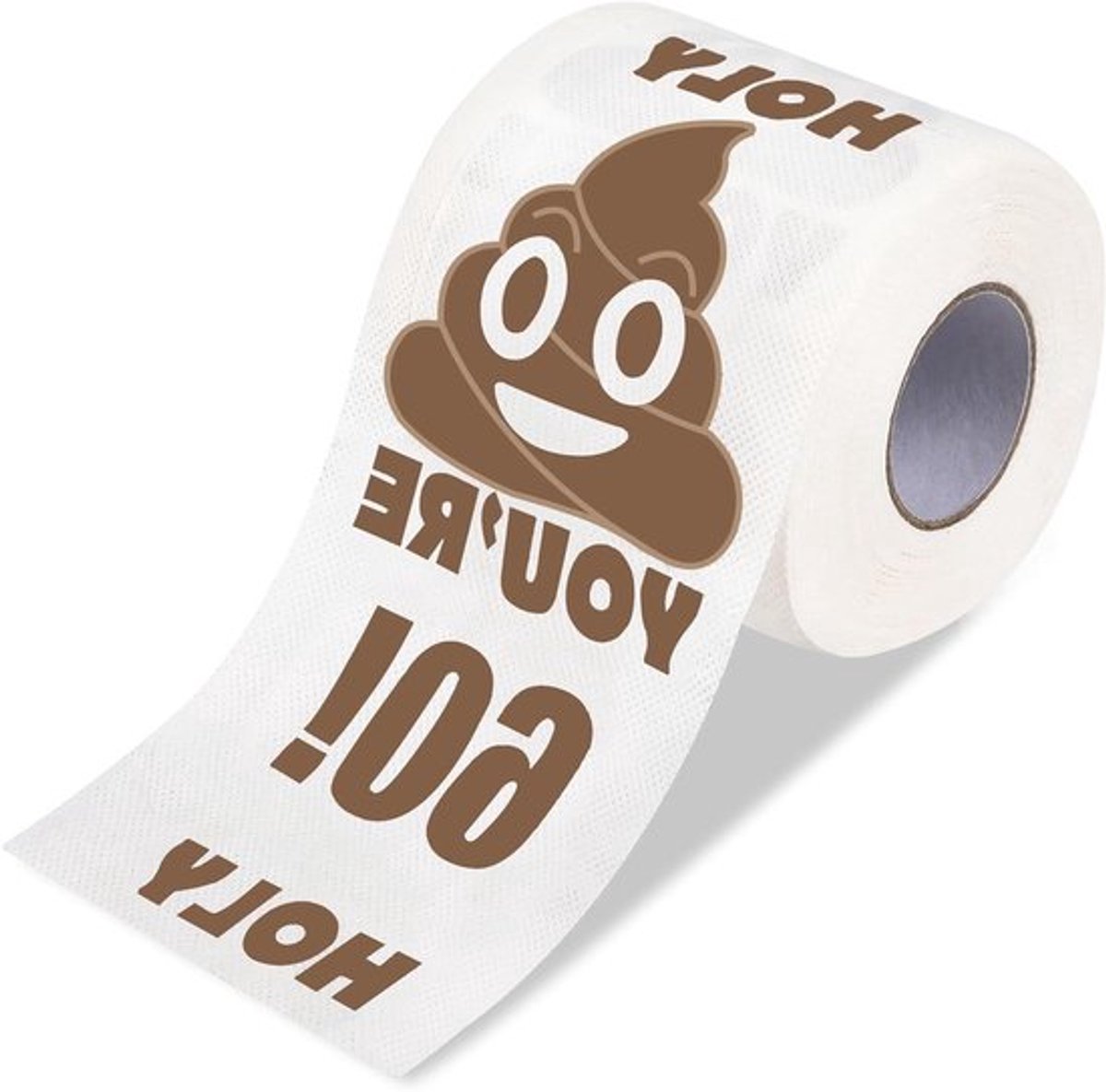 Grappig bedrukt toiletpapier voor 60e verjaardag verrassingsgeschenk