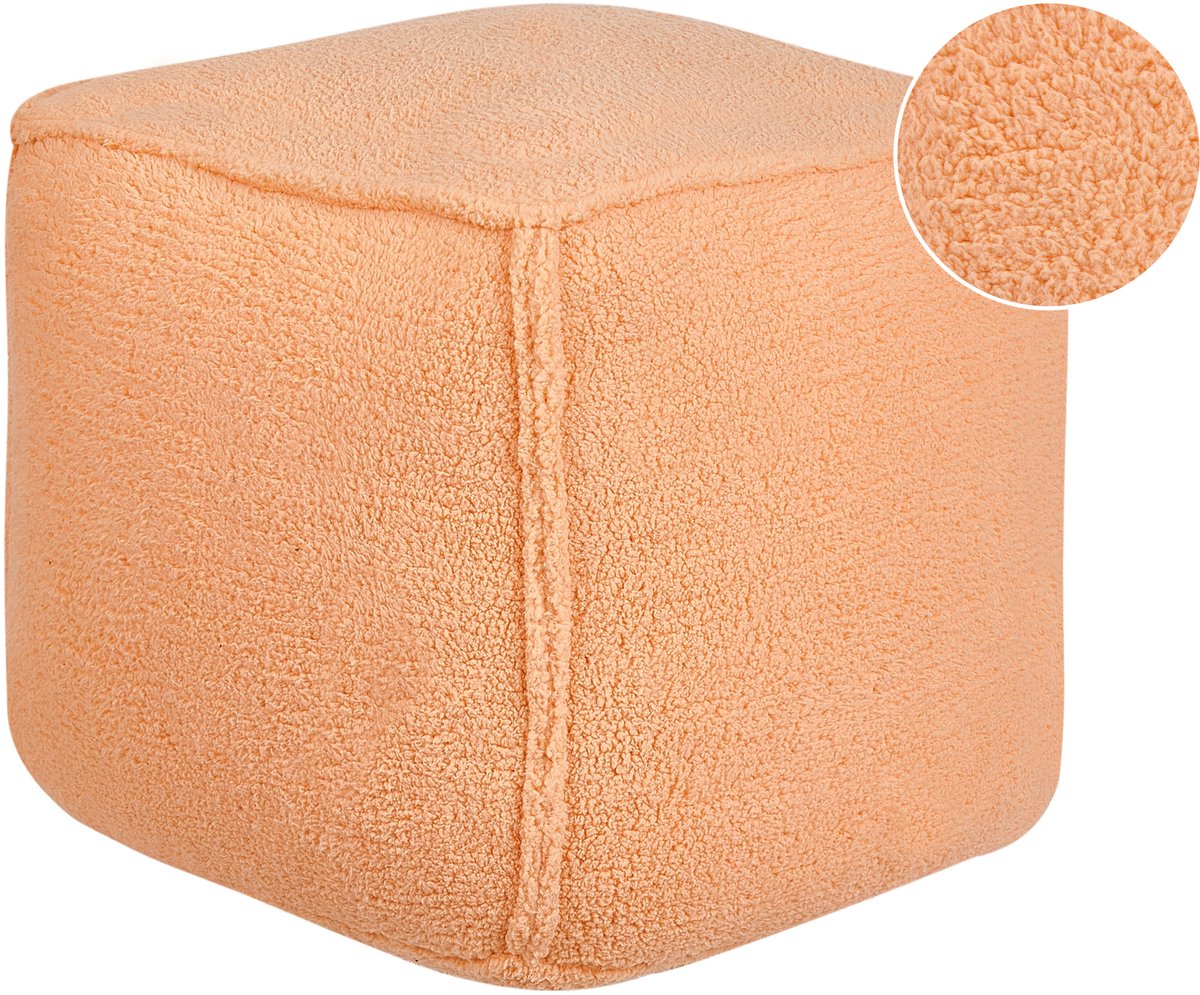 ALIPUR - Poef - Oranje - Polyester