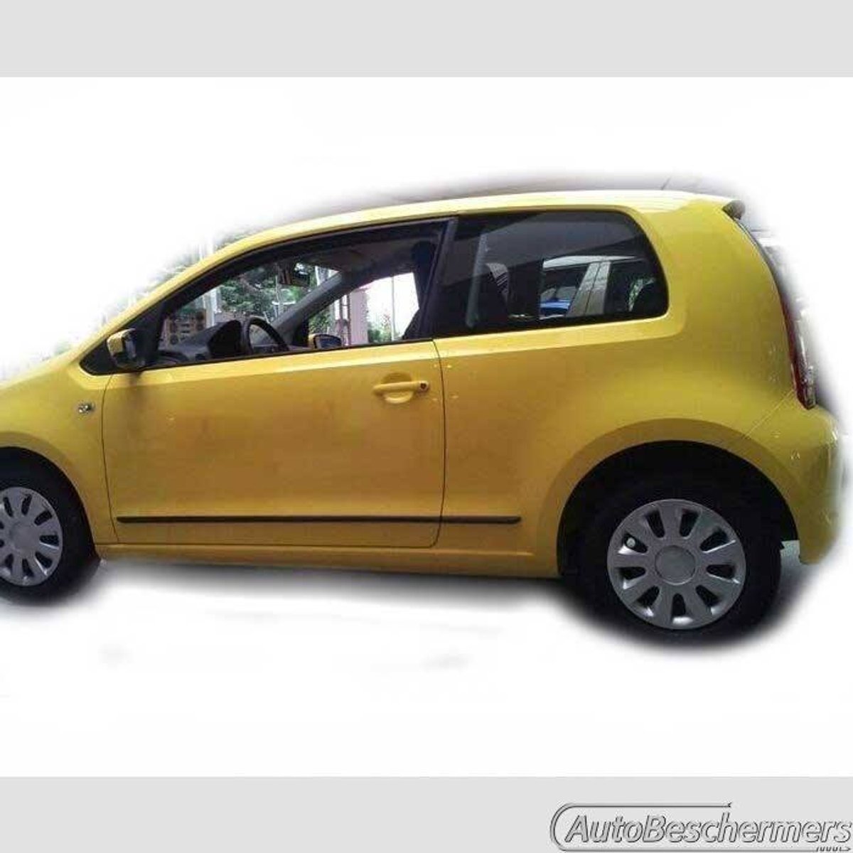 Stootlijsten set zwart voor Skoda Citigo 3-deurs 05.2012-. De stootstrips zijn zelfklevend. Set a 4 stuks (#0044)