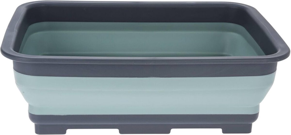 SnelShoppen - Vouwbare Keuken Wasbak 8L - 37x27x12 cm - Duurzaam PP en TPE - Ideaal voor Camping en Keuken - Ruimtebesparend en Praktisch
