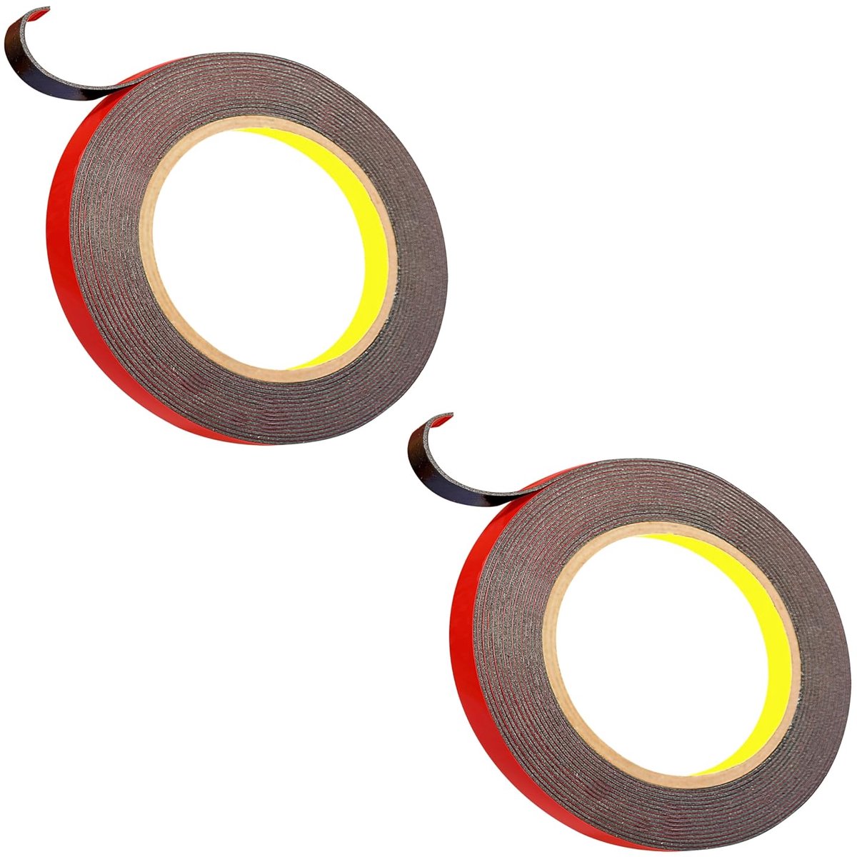 SnelShoppen - Professionele dubbelzijdige tape 7.5mm x 5m - Extra sterke acrylate PT1100 viscoelastic tape - Zwart voor metaal, geschilderde oppervlak