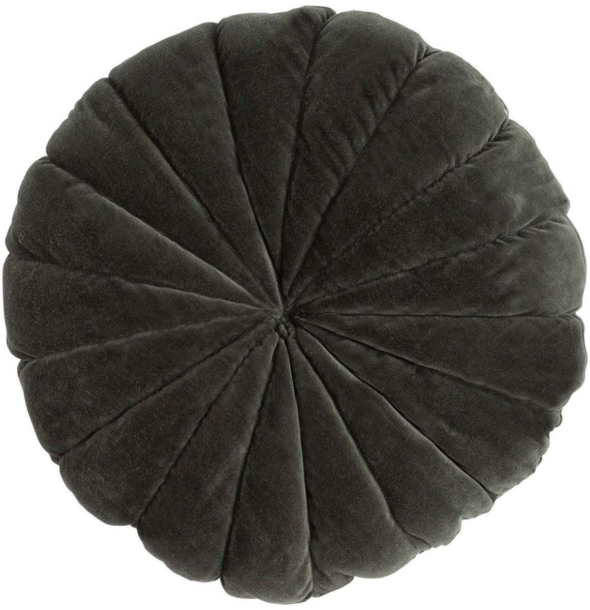 Flower kussen groen dia40x12cm