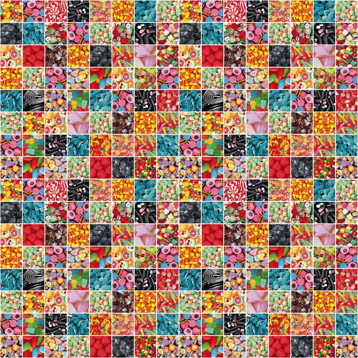 Candy Zelfklevende Folie Mini rol multi 45cmx2mtr