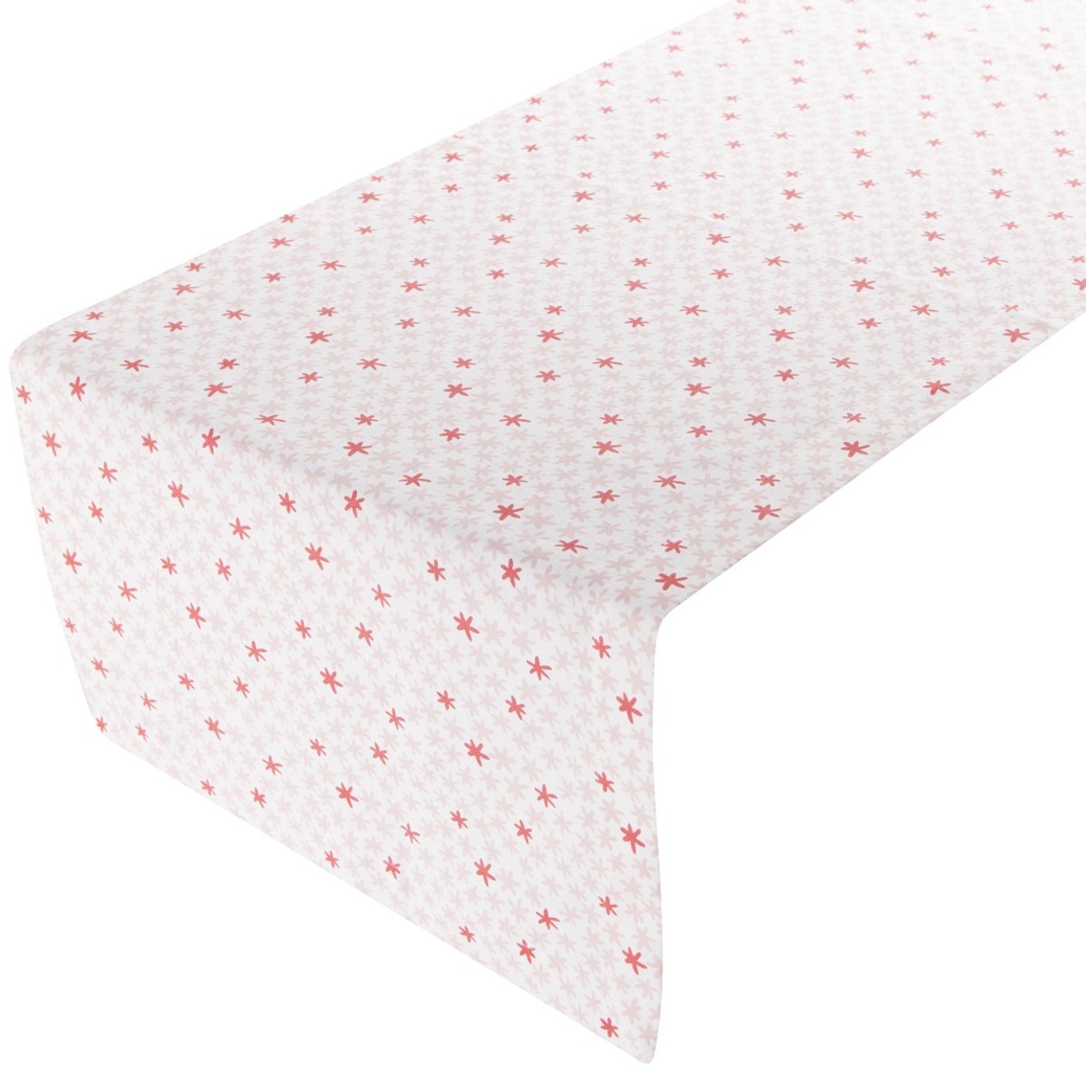 Pretty Star Tafelloper rood 50x140cm