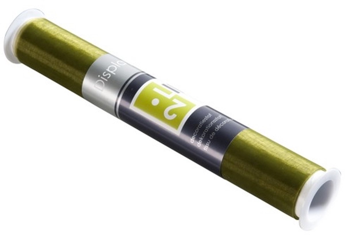 Lara Small Tafelband groen 28cmx3mtr (rolled)