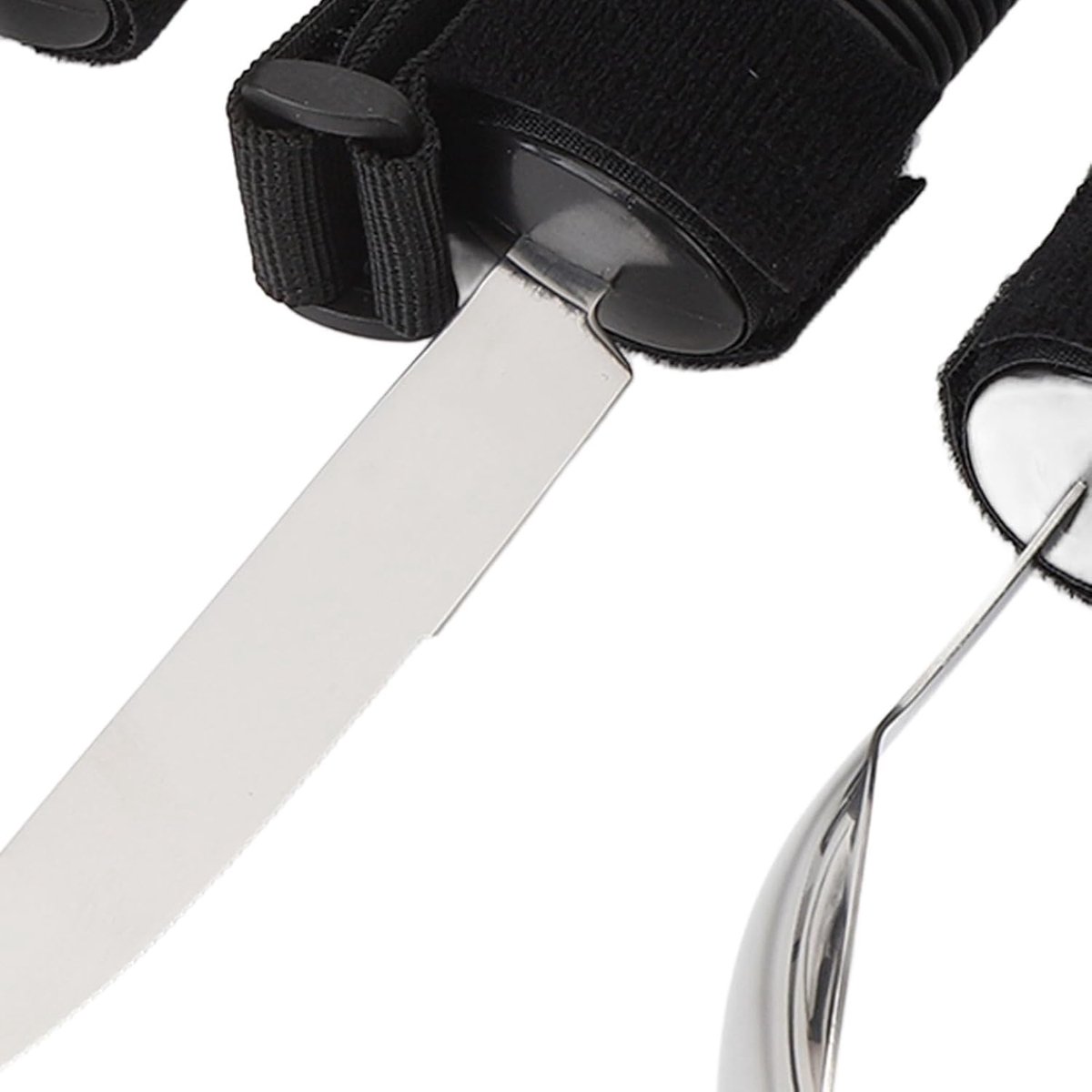 Bestek Set - Aangepast Bestek - Comfortabel Eten - Antislip Handvat - 3 Delig - Zilver