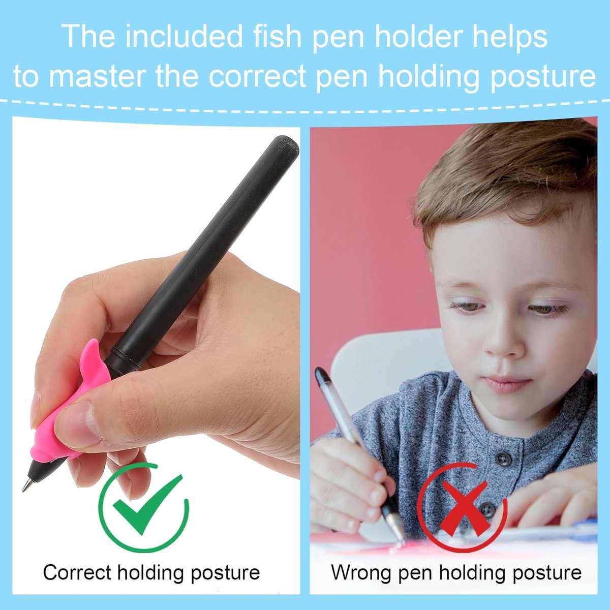 Set van 2 Magische Pennen met 10 Navullingen, Herbruikbare Inktpen voor Kinderen, Ideaal voor Schrijfoefeningen en Creatieve Notitieboeken — cadeau in Spellen & Speelgoed - foto 5