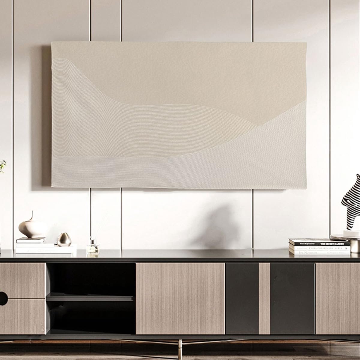 TV Hoes - Beschermhoes Beeldscherm - TV Beschermen - Waterdicht Zonwerend - 43 inch - Geometrisch Patroon