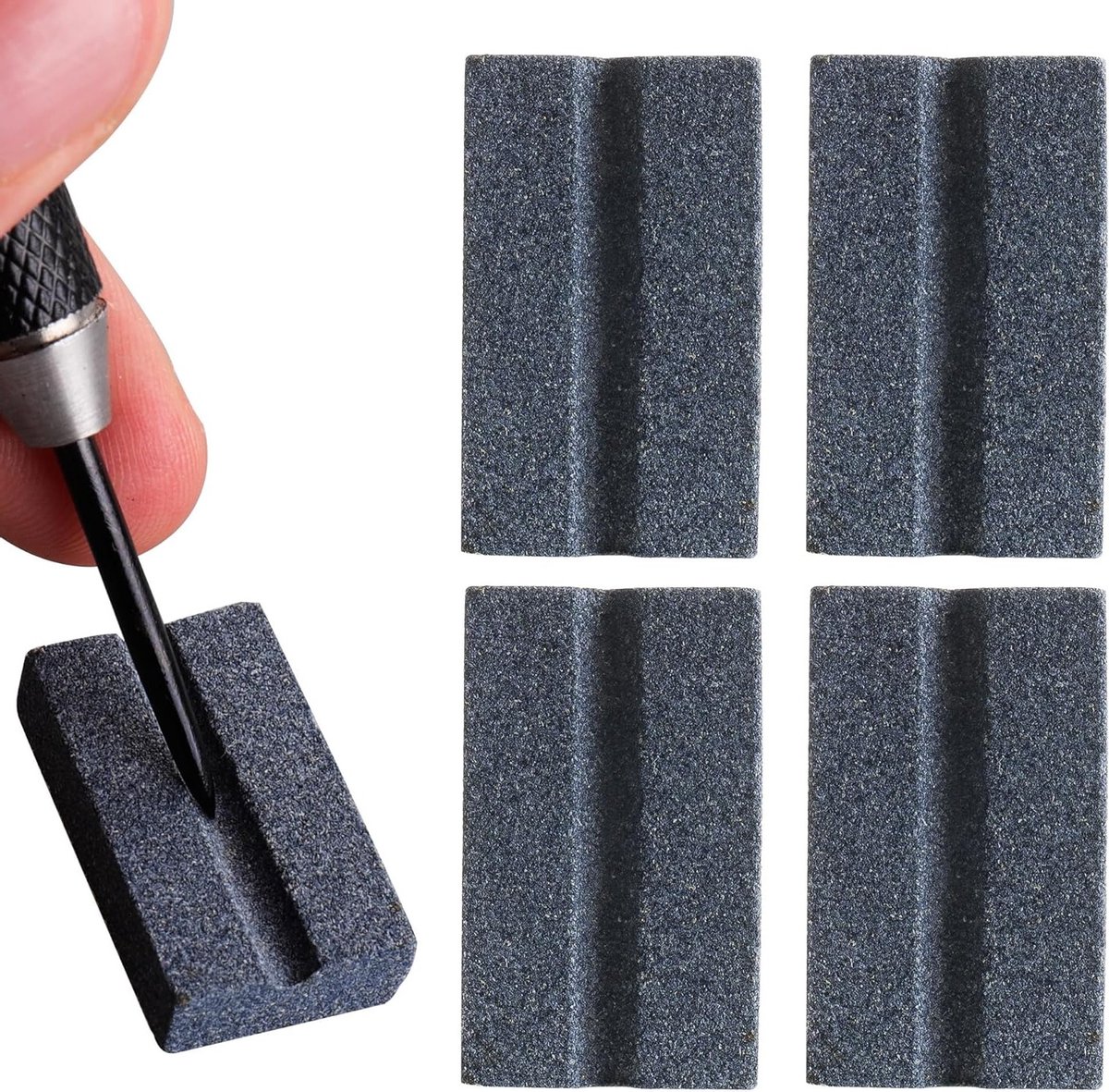 Dart slijpsteen voor metalen darts, set van 4, ideaal voor dart accessoires en onderhoud
