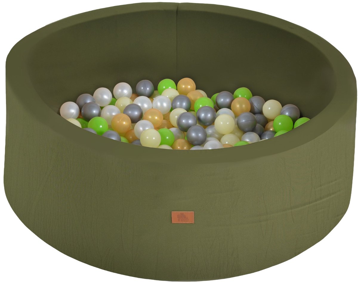 Moni Toys Dark Green Ballenbak incl. 200 ballen