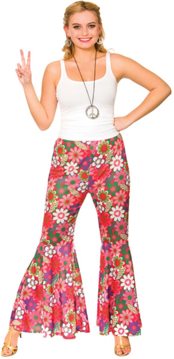 Disco hippie broek voor dames