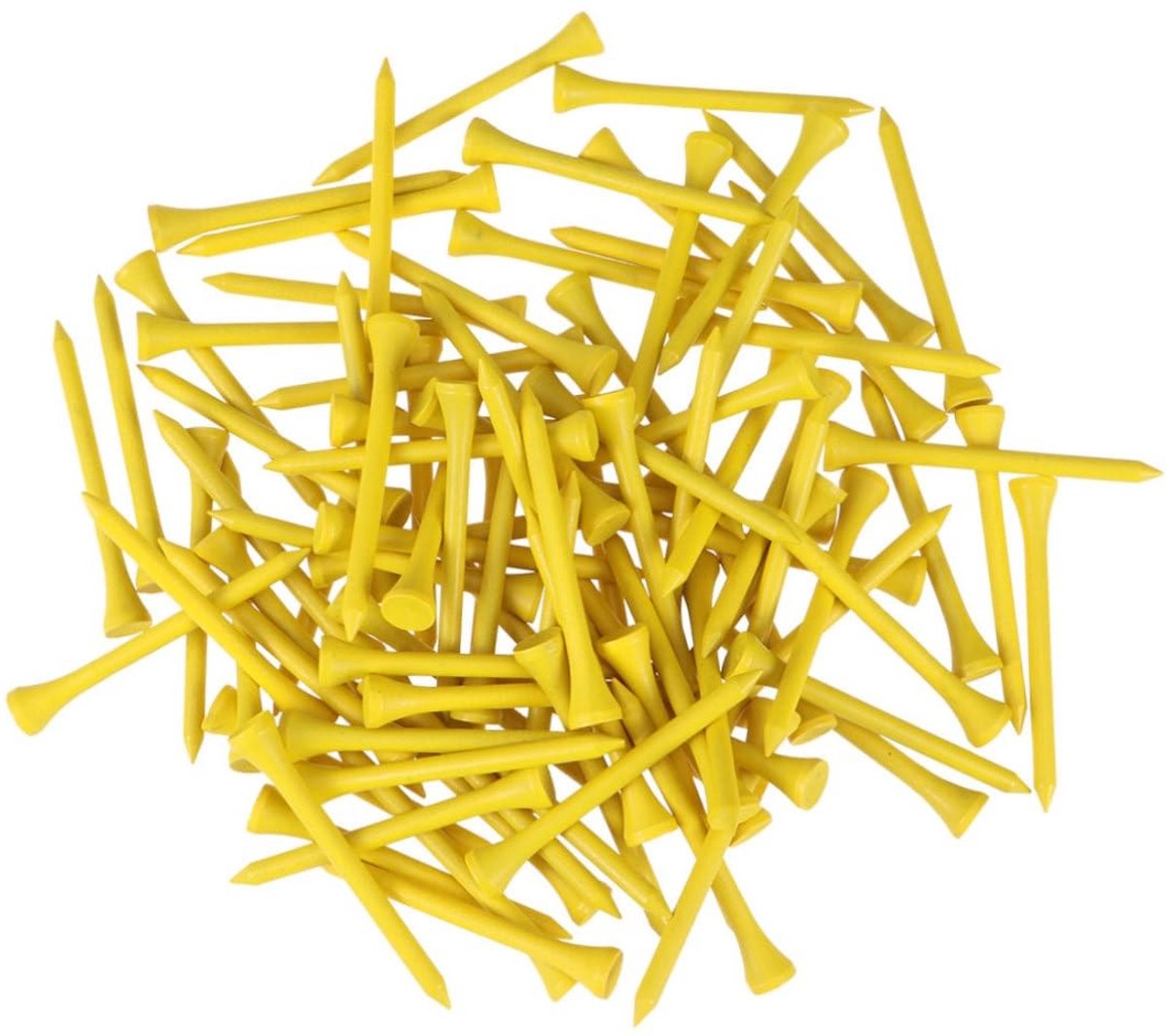 Dailygoods- Golftees 300 Stuks - Houten Tees - Yards Tees - Golf Accessoires - Herbruikbaar - Schokbestendig en Duurzaam - Golfaccessoires