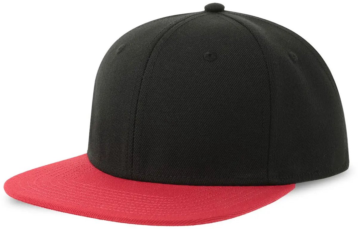 Atlantis Headwear Snap Back-S Cap AT685 - black/red - One size